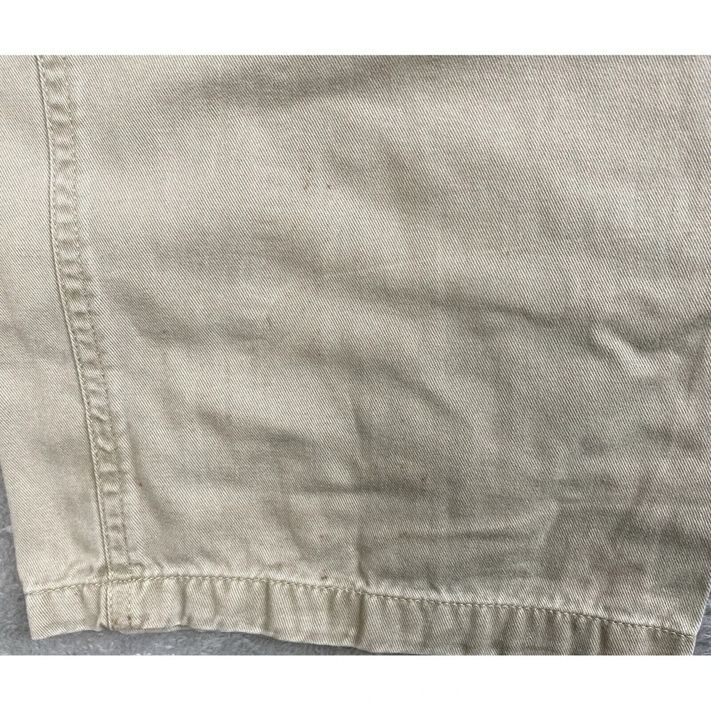 Wrangler Cargo Pants Men Beige Measures 35x32.5 No Sizing Baggy Grunge Workwear